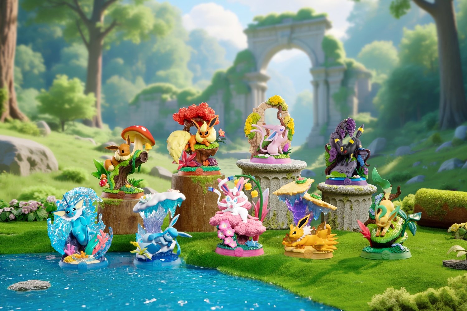 FUNISM Enjoy Eevee Series Figures